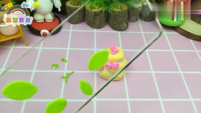 幼儿早教粘土彩泥 佩奇美味的蛋糕