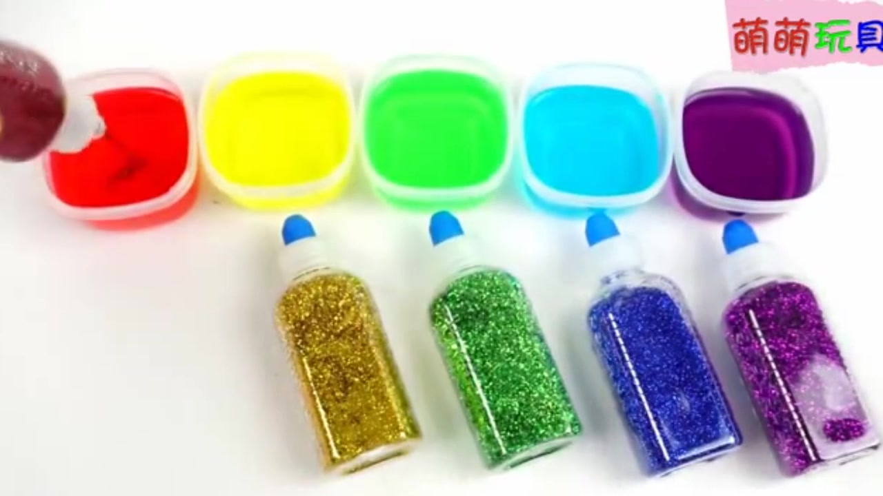 彩虹地球仪,史莱姆新玩法,色彩认知早教视频