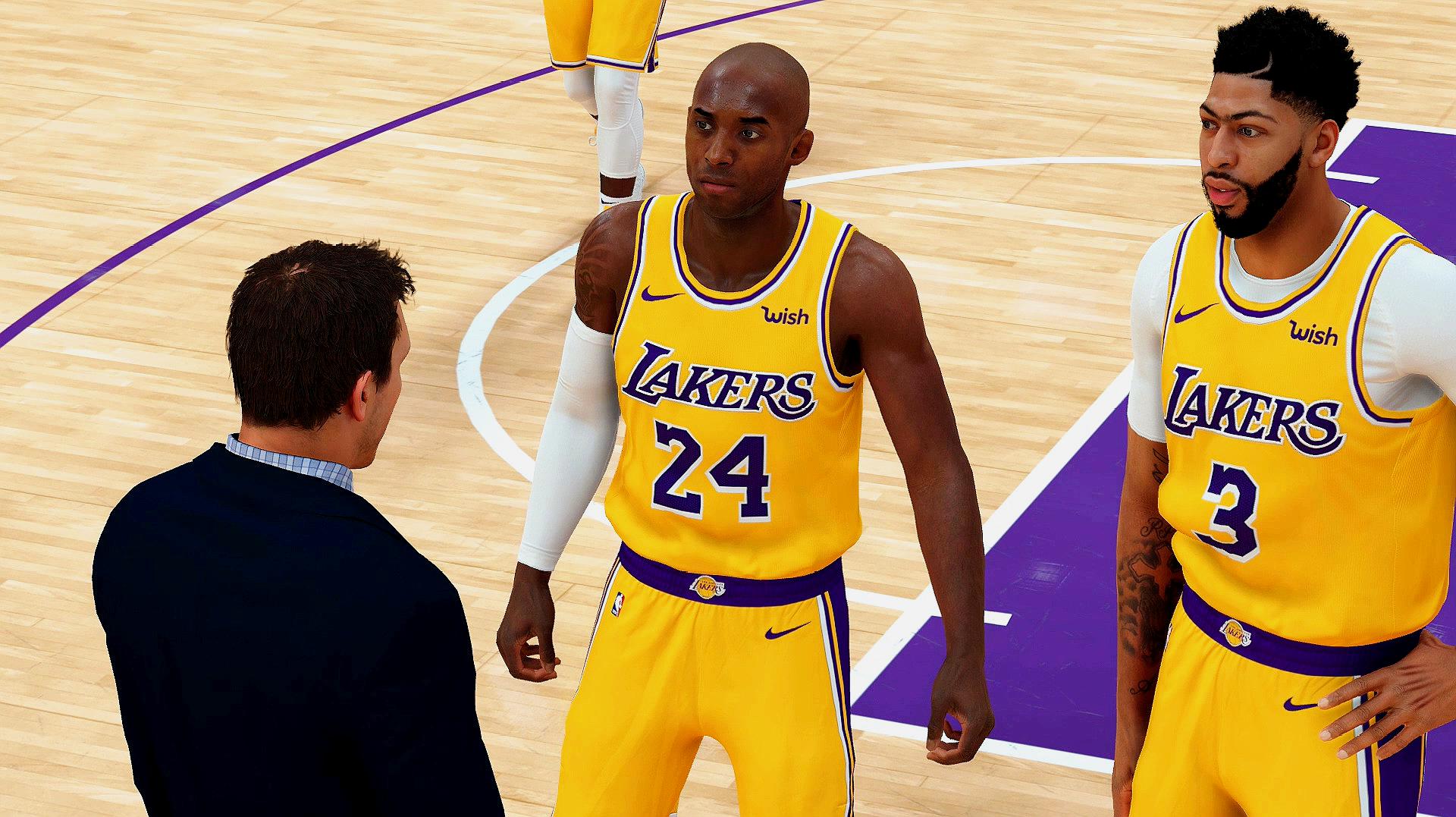 [图]「布鲁」NBA2K19生涯模式：科比联手浓眉！带领湖人冲击三连冠！