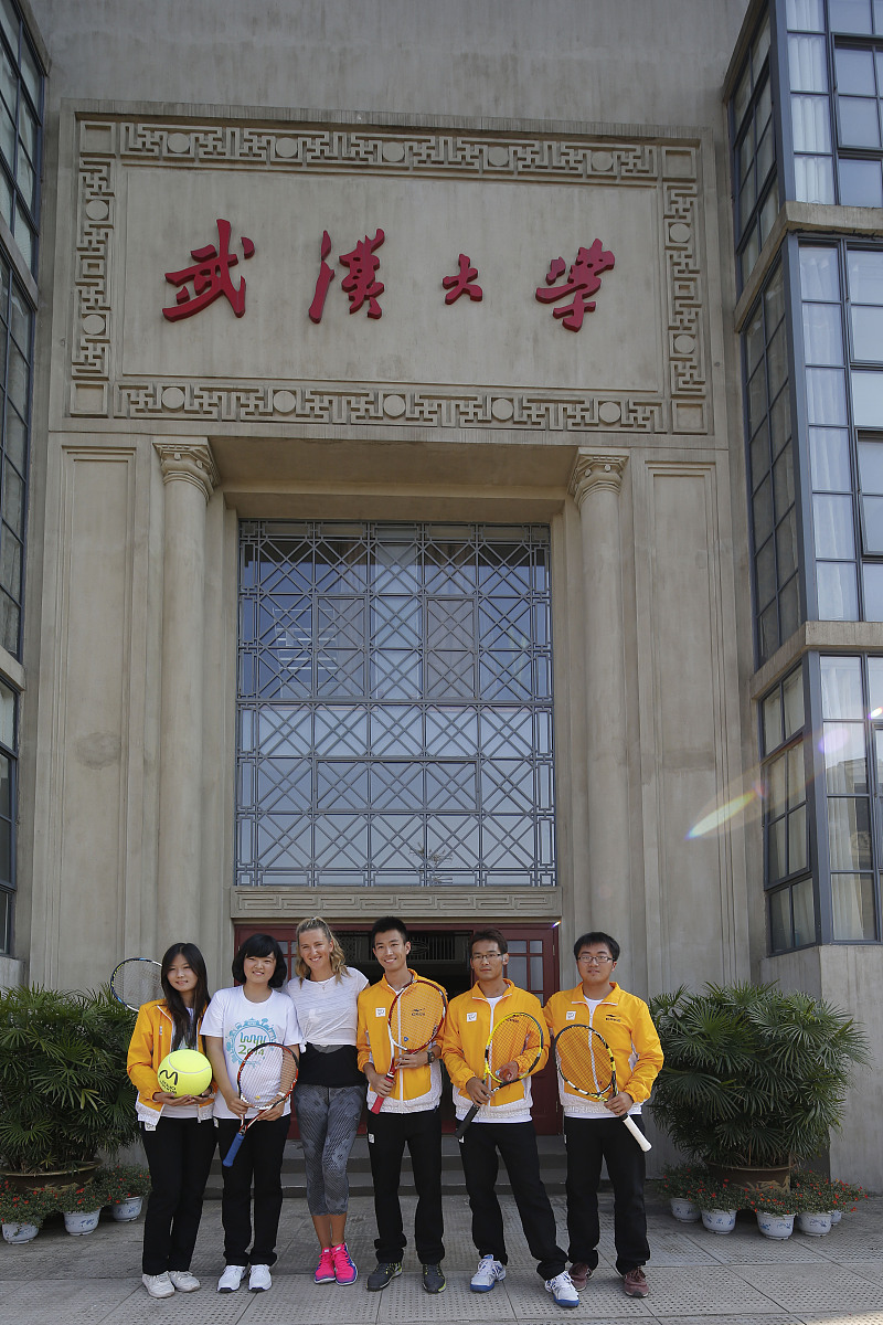 2014年9月21日,湖北省武汉市,2014武汉网球公开赛,阿扎伦卡武汉大学参