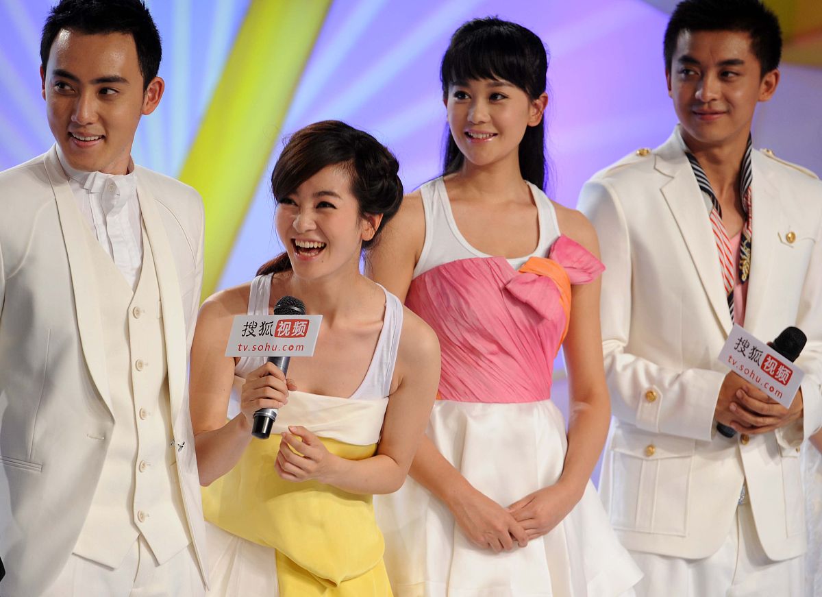 2011年7月15日,北京,新《还珠格格》视频首播发布会在京举行.张睿,"小