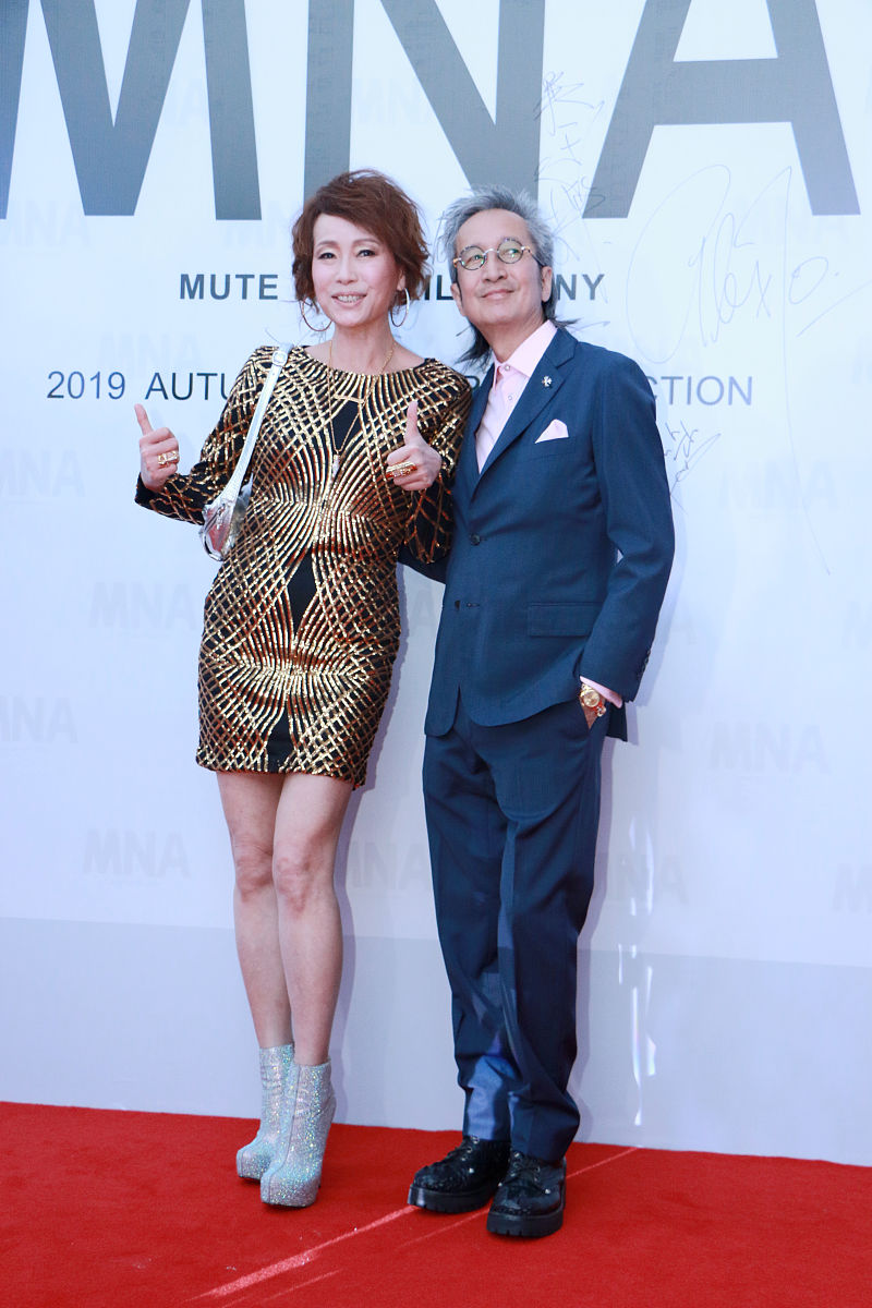 2019年5月28日,杭州,明星亮相mna2019a/w新品大秀.叶童