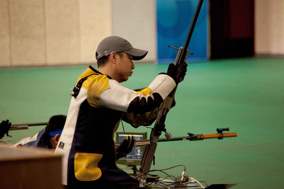 2012年03月08日,北京,中国家射击队训练.***_***+++_+++中国,奥运,射