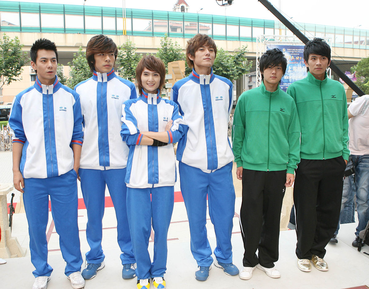 2008年7月16日,上海,动画电影《风云决》上海举办全球首映典礼.好男儿