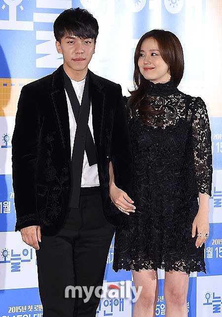 2015年1月8日讯,韩国首尔,当地时间1月8日,电影《今天的恋爱》在首尔