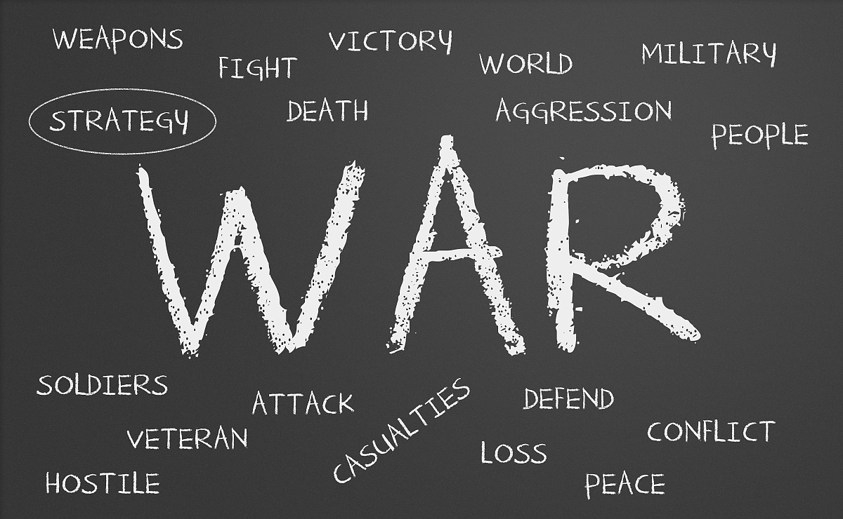 war word cloud