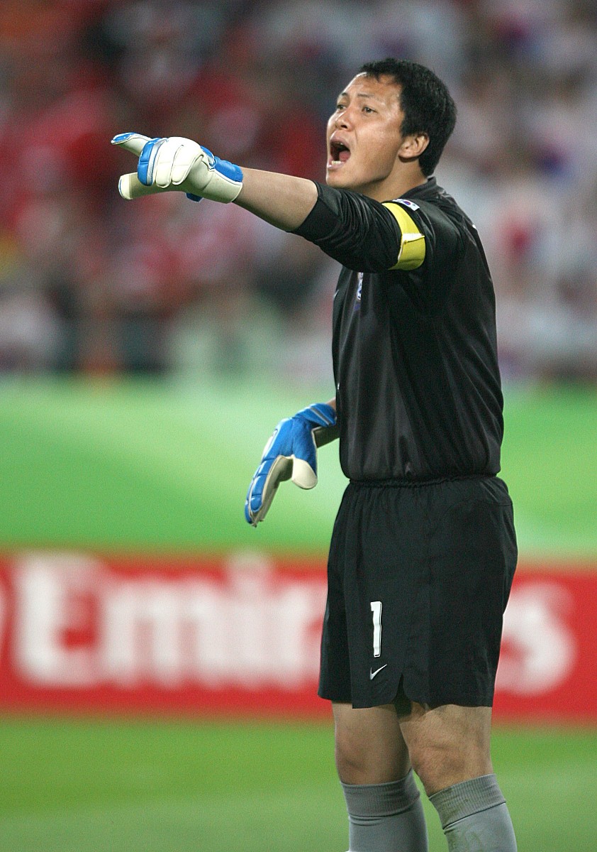 2006年6月23日,世界杯g组,瑞士2-0战胜韩国.李云在  woon-jae lee, so