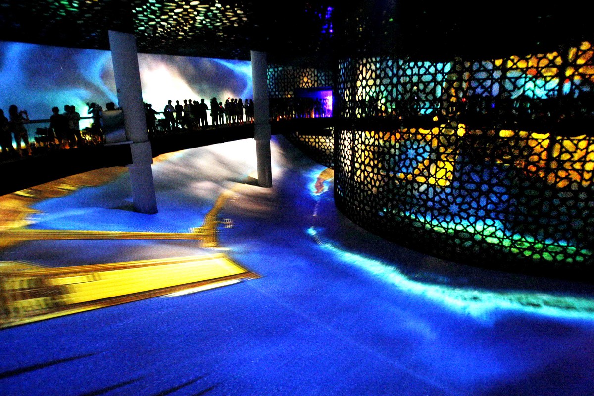 ***_***  2010年6月1日,上海世博园区沙特馆,沙特参展方在馆内建造了