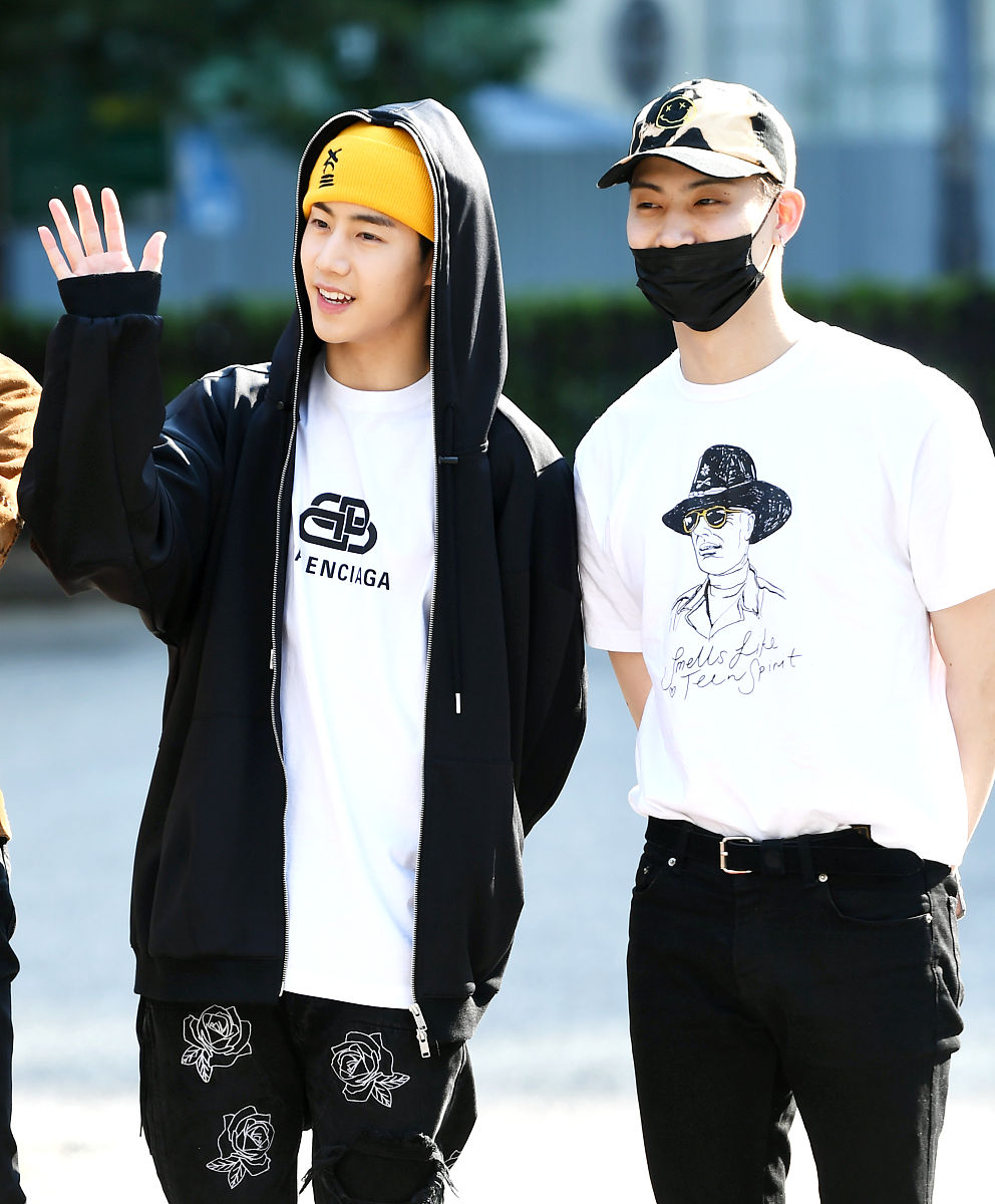 2019年6月1日,韩国首尔,got7组合参加kbs奥运会排练.got7组合