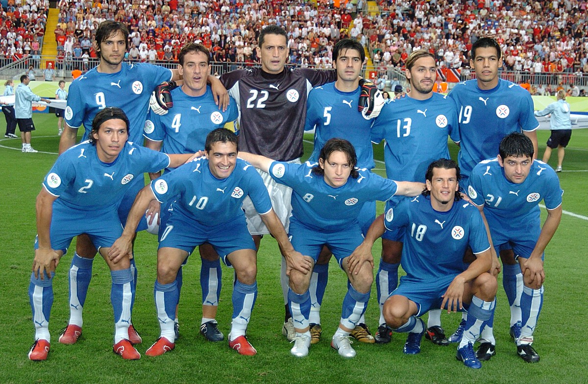 2006年6月20日,世界杯b组,巴拉圭2-0击败特立尼达和多巴哥.巴拉圭队首
