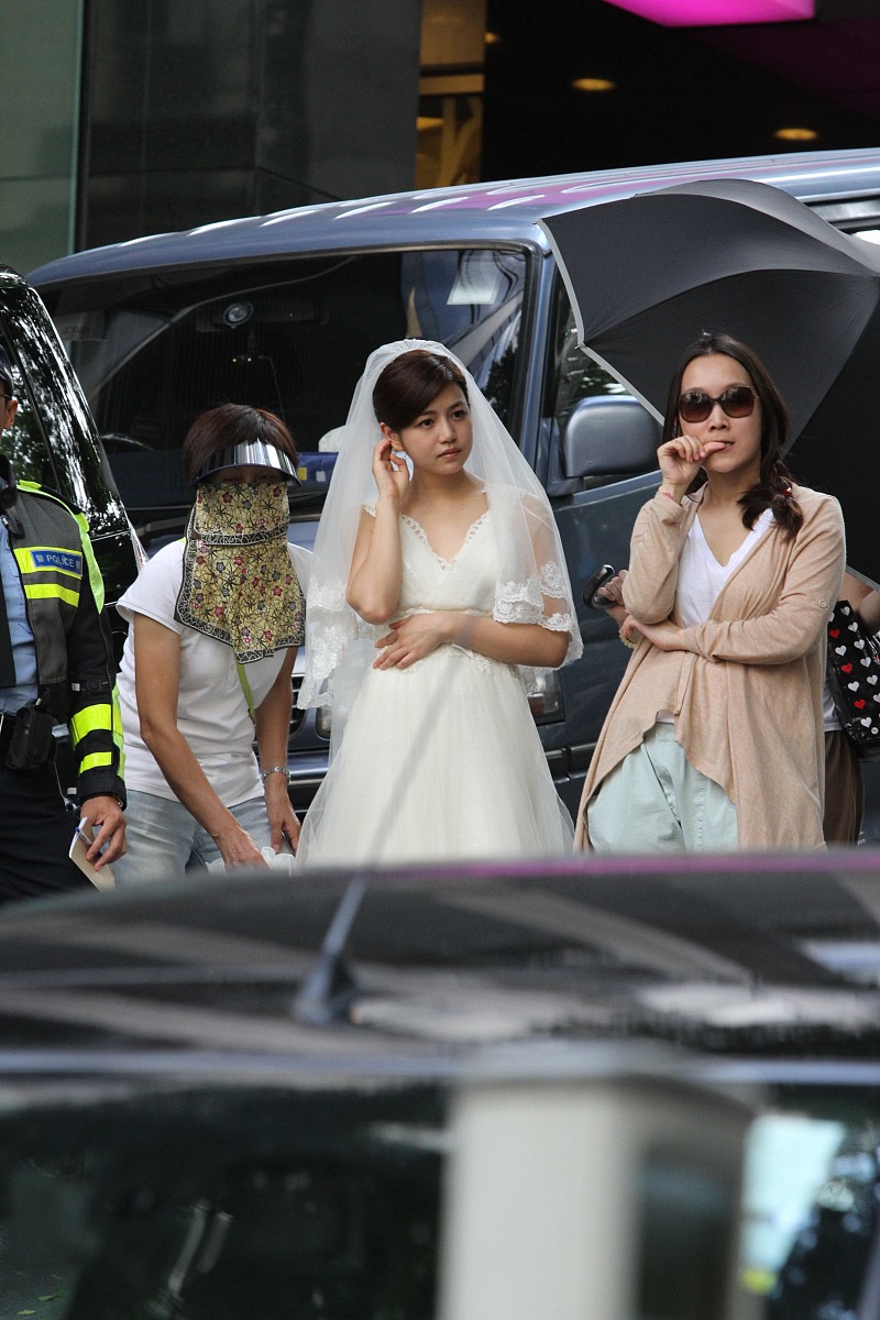 2012年5月25日,香港,电影《together在一起》探班.***_***陈妍希+++_+