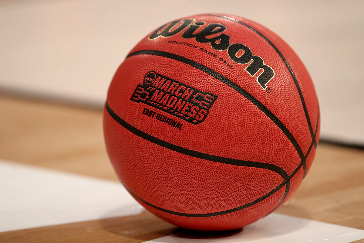 new york, ny - march 24:  a detailed view of a wilson basketball