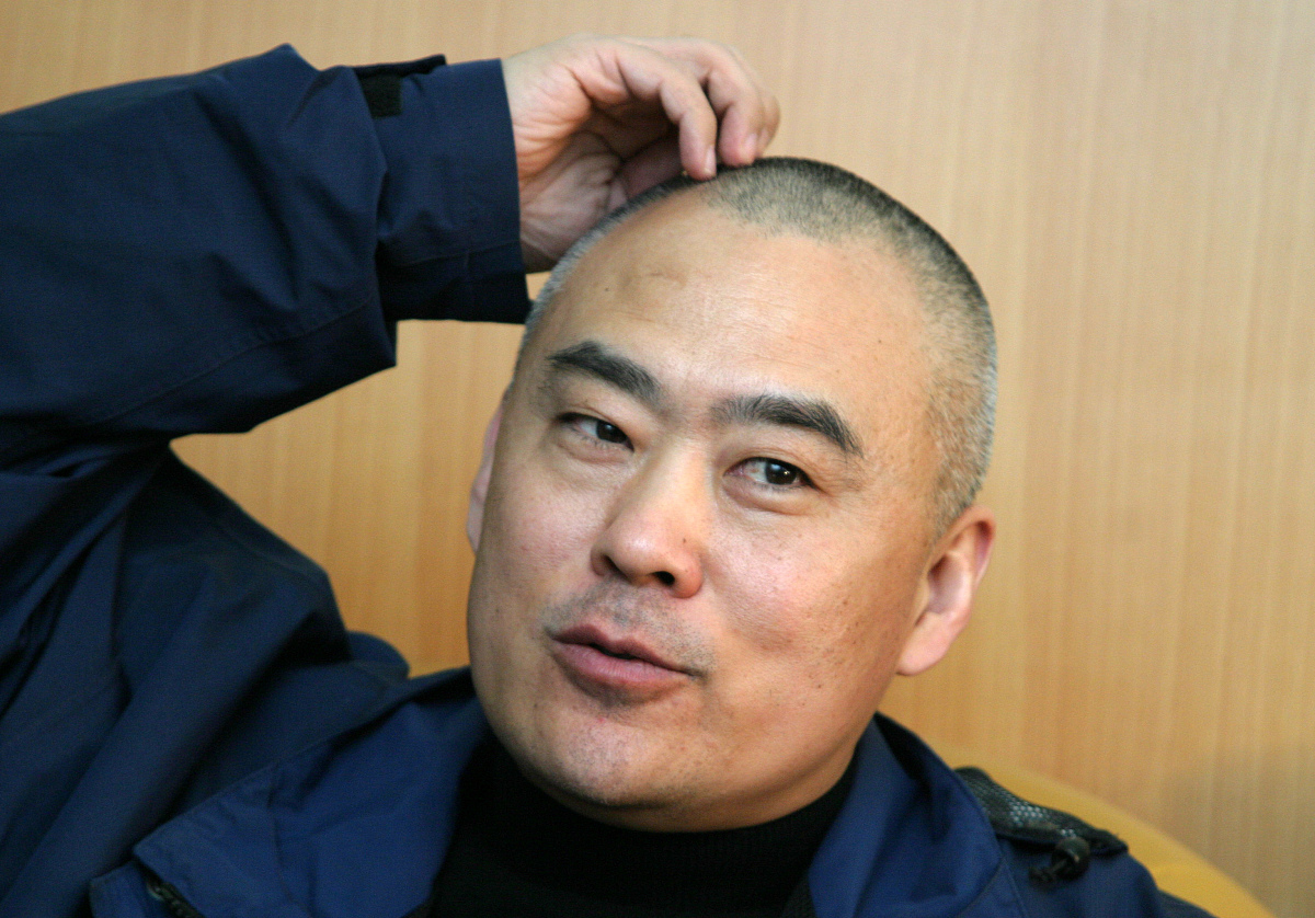 2005年3月22日,北京,中国著名童话小说家,有"童话大王"之称的郑渊洁.+