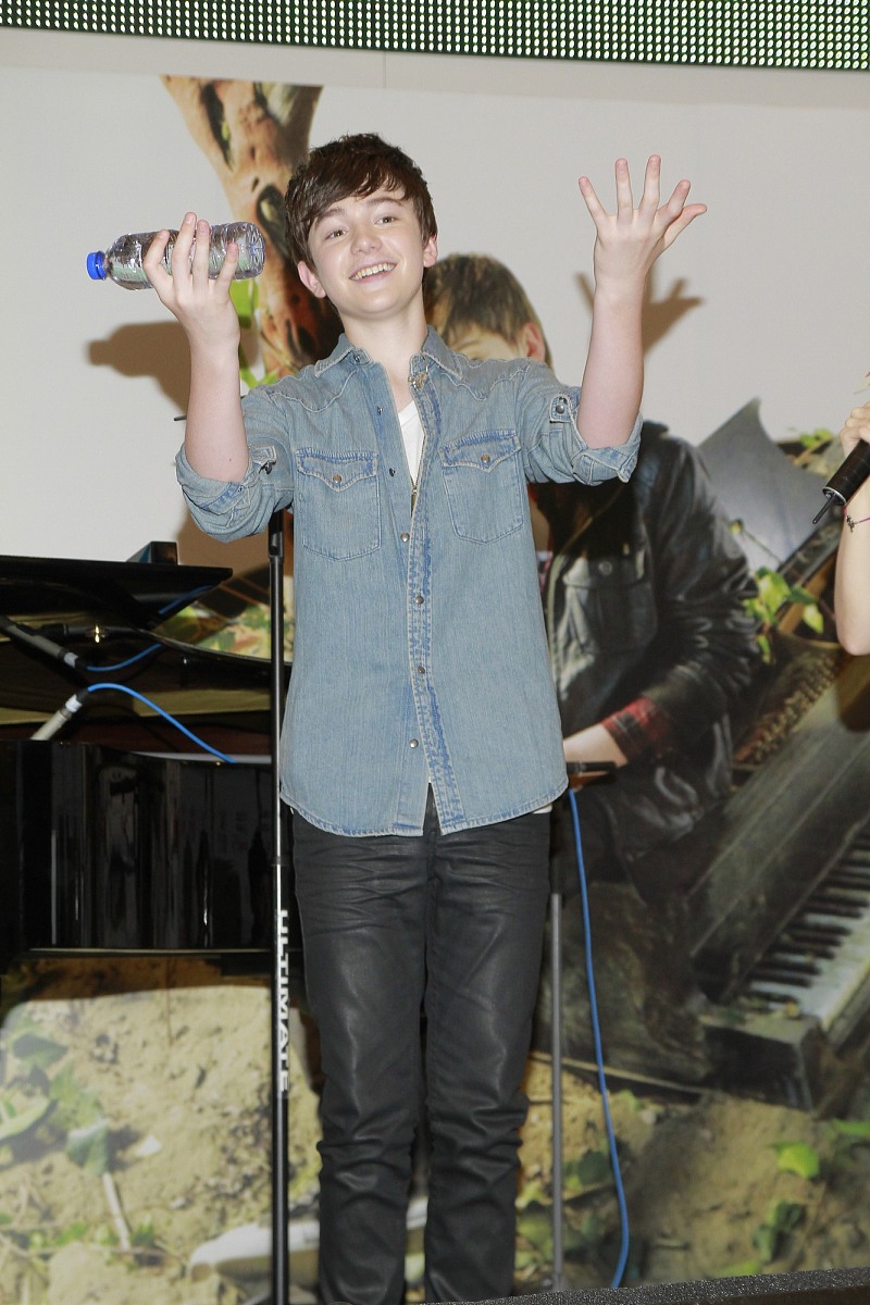 2012年4月29日,香港,美国天才<strong>神童</strong>格雷森(greyson chance)香港首次
