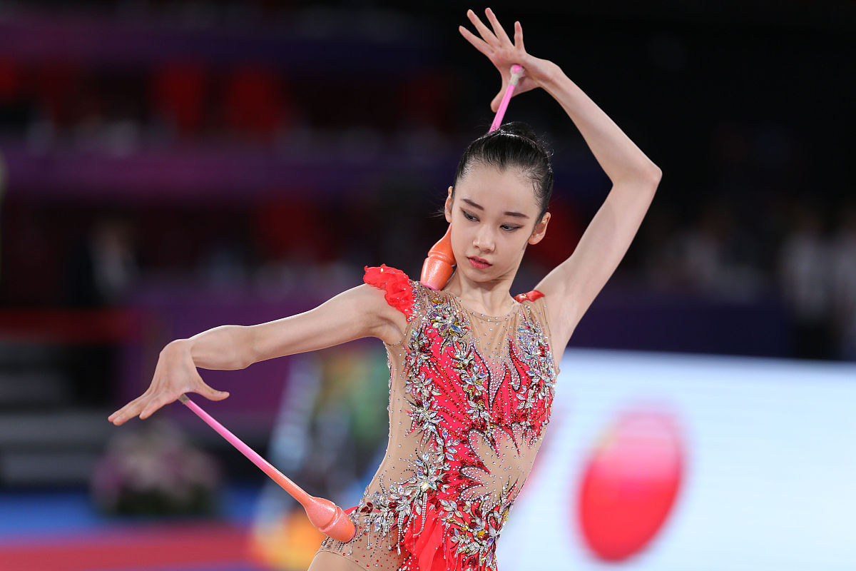 2019年7月20日,俄罗斯莫斯科,2019世界青年艺术体操锦标赛7月20日赛况