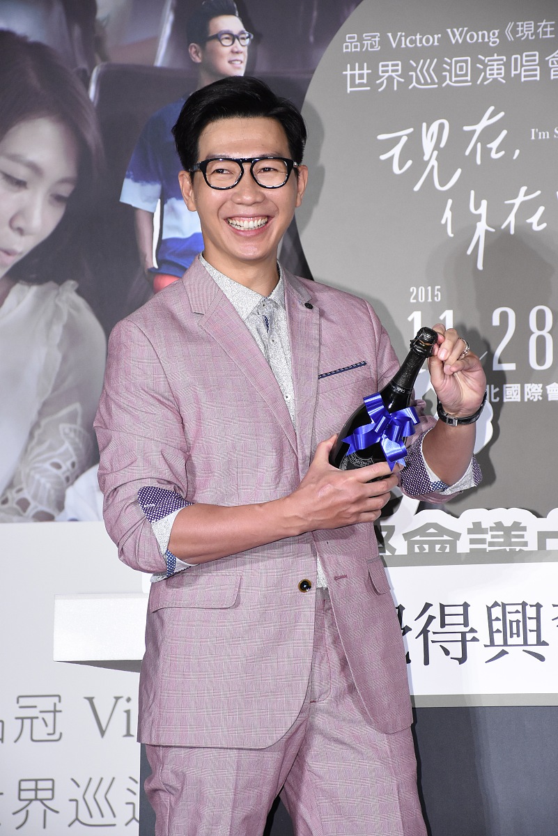 2015年8月3日,台北,品冠"现在你在哪里?"巡回演唱会售票记者会.***_**
