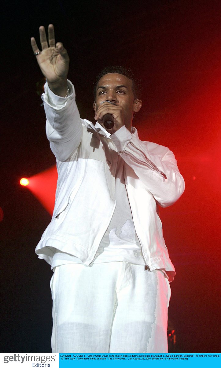 2005年8月8日,英国伦敦,著名歌手克雷格大卫(craig david)在somerset 