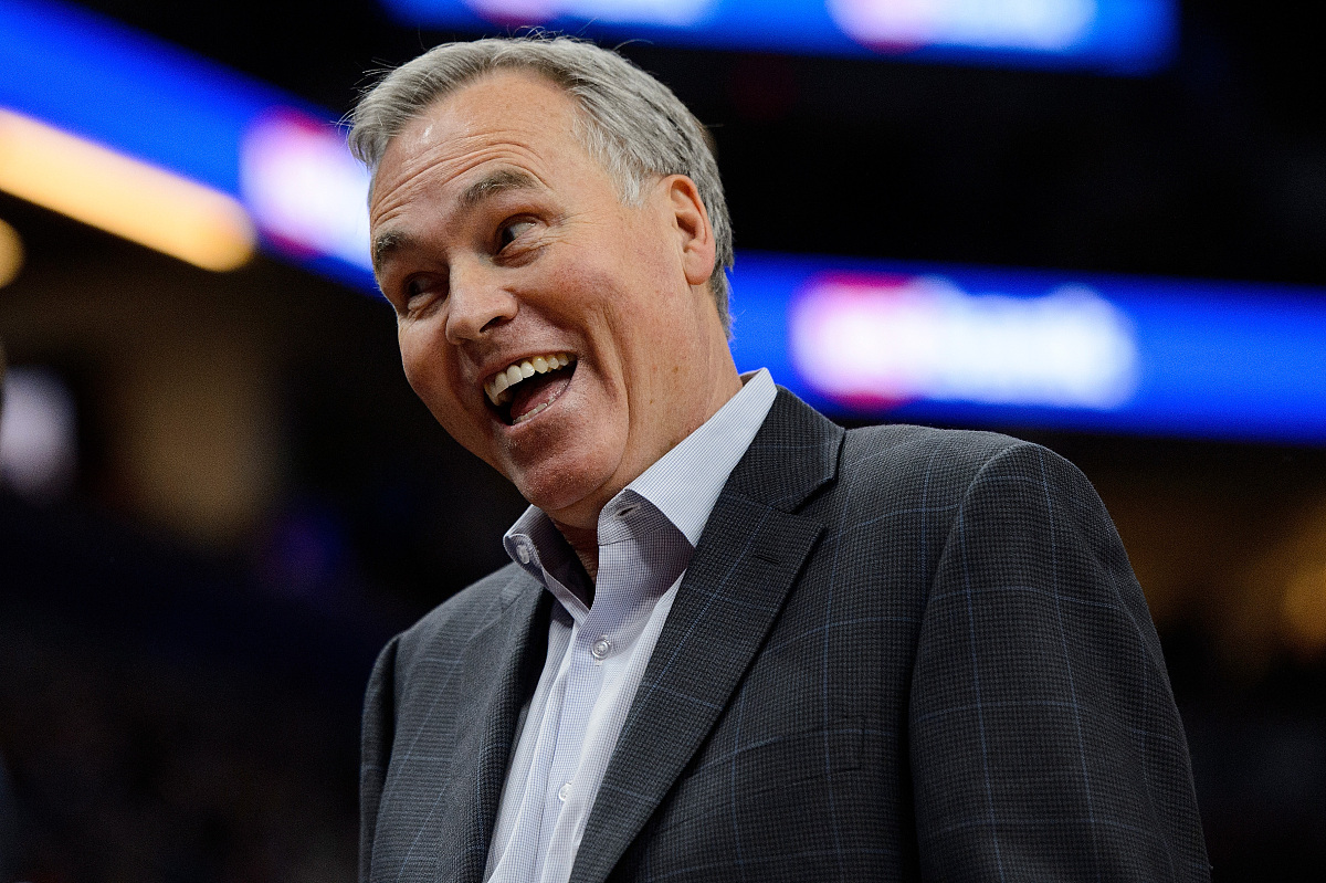 minneapolis, mn - march 18: head coach mike d'antoni of the hous