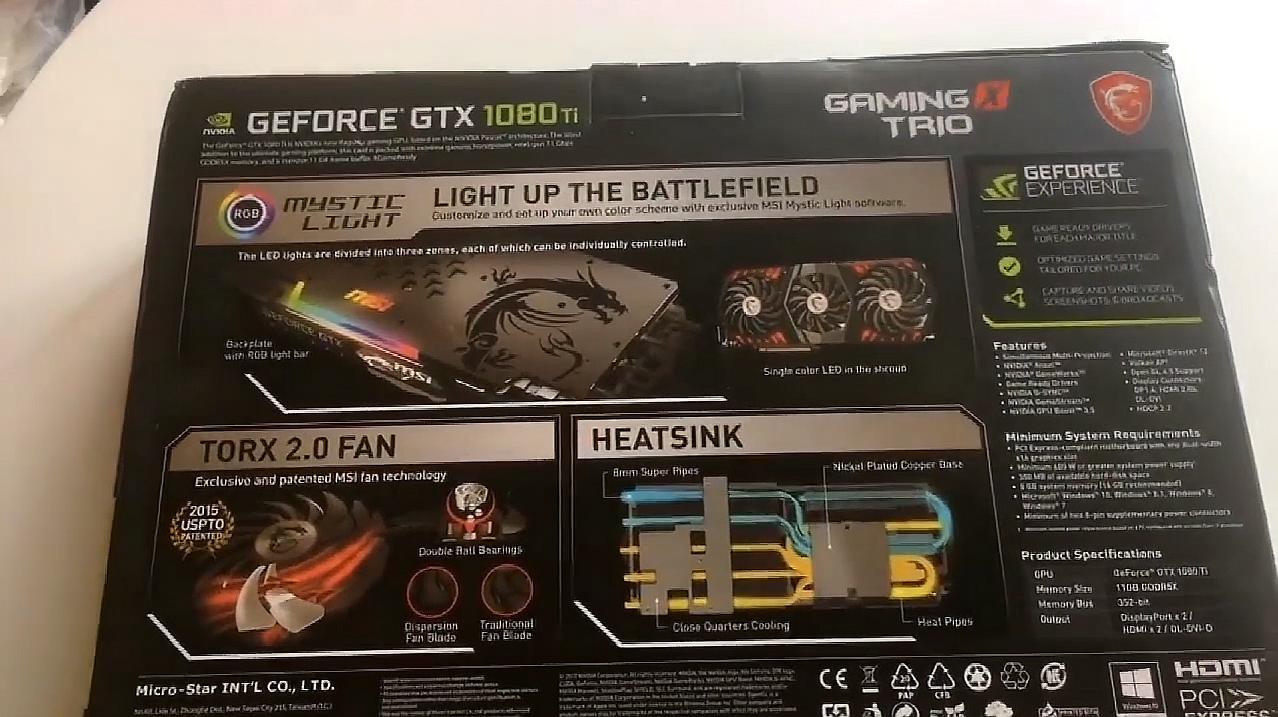 [图]10系卡再不买可就绝版了吧?GTX1080Ti开箱