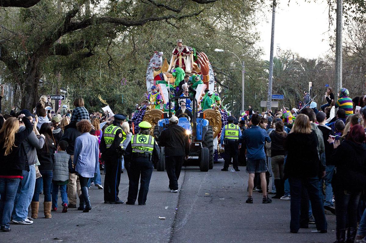 2012年2月21日讯,新奥尔良,当地时间2月19日,2012新奥尔良krewe of ba