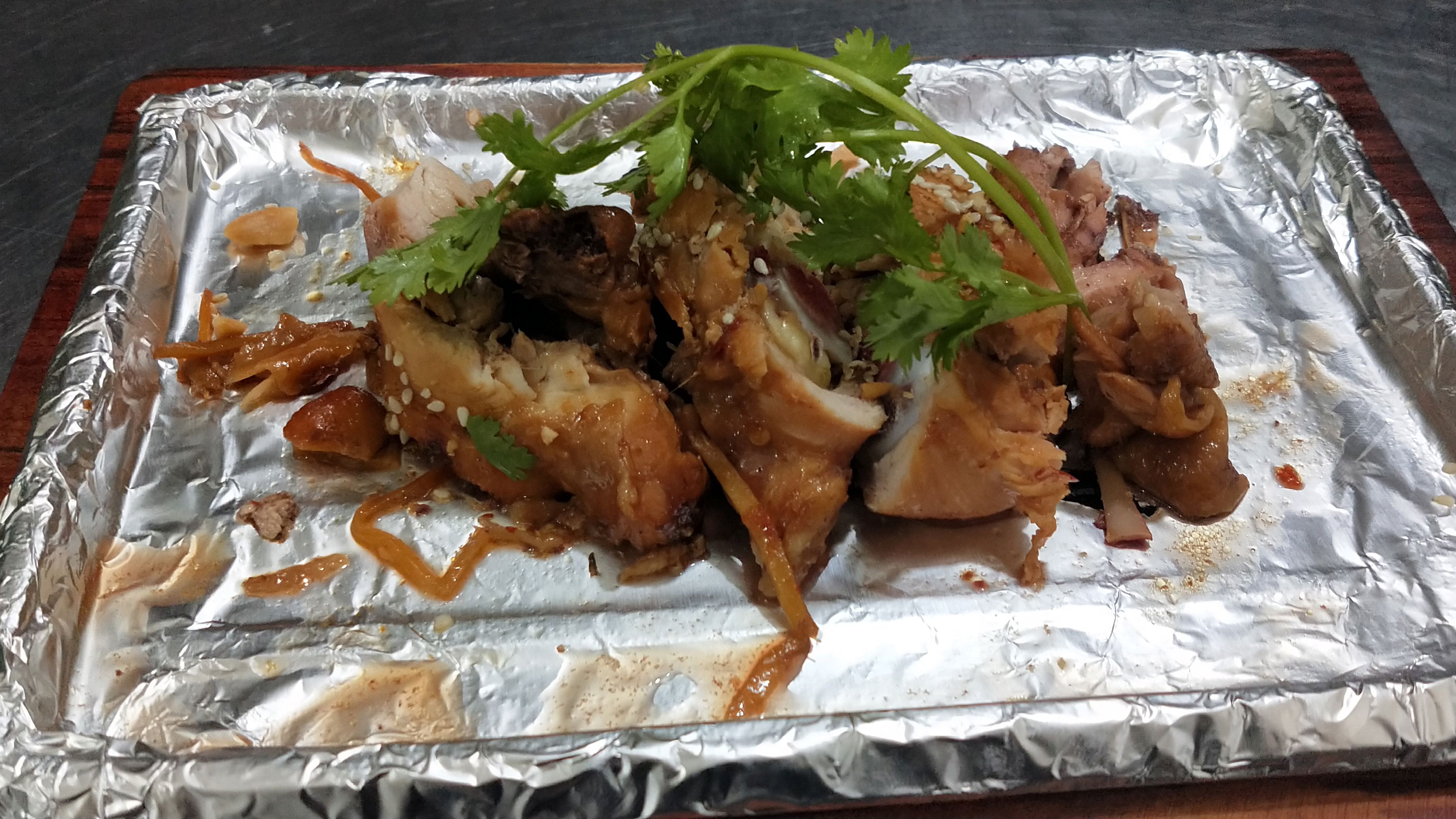 鸡腿这样吃香酥里嫩,锡纸烤鸡腿,腌制配方都在这