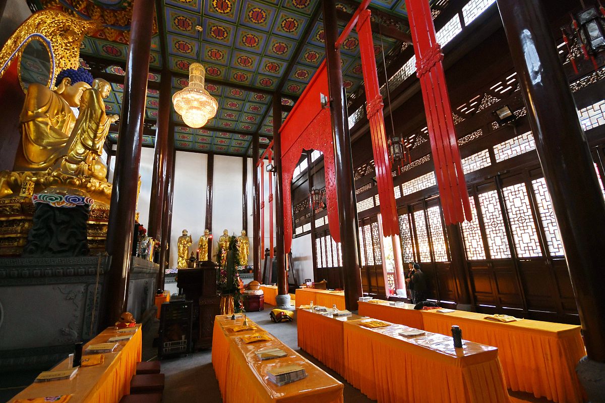 2019年3月31日,常州清凉禅寺.