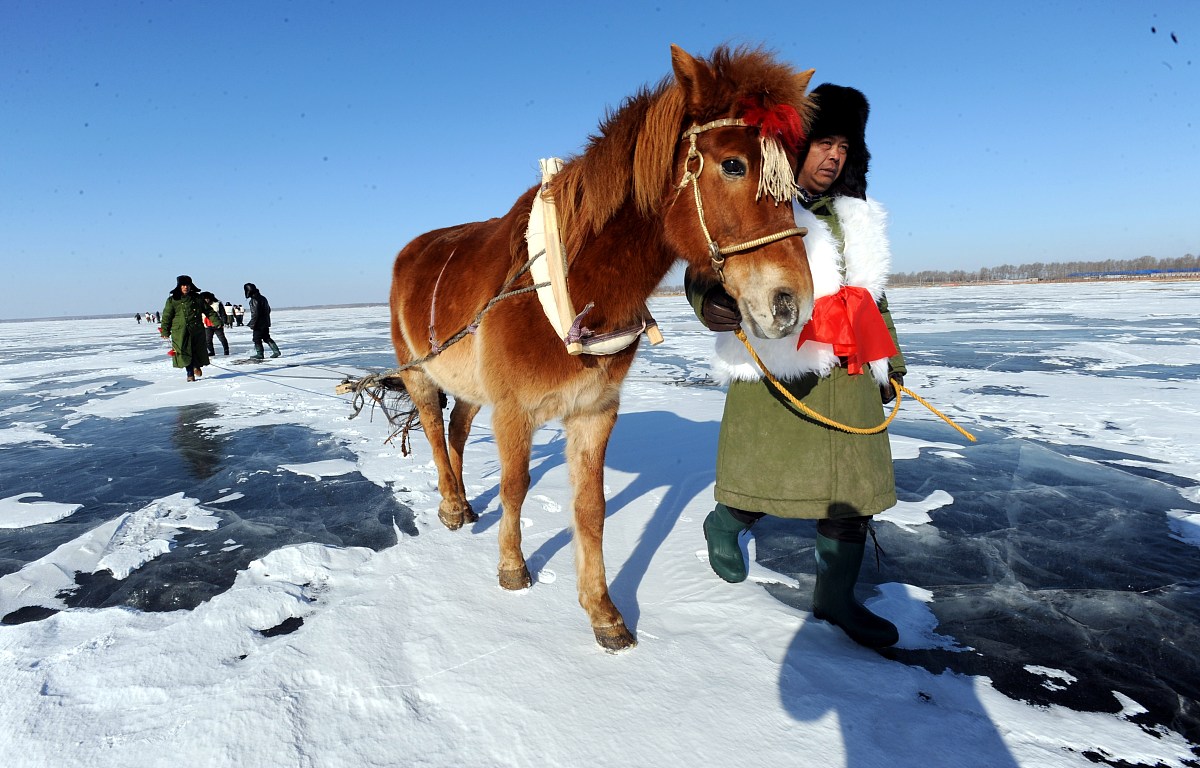 ***_***2013年1月8日,沈阳再现契丹渔猎文化.+++_+++沈阳,辽宁,康平,