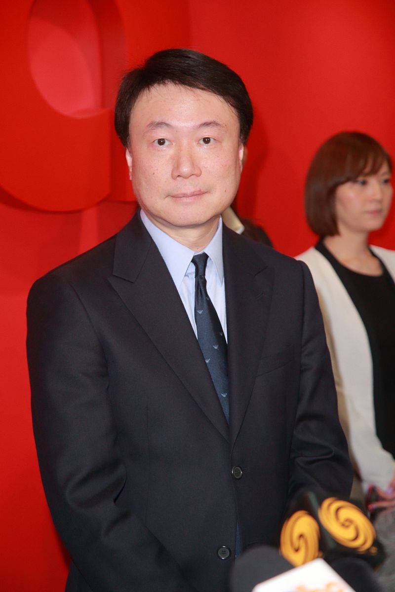2014年3月17日,香港,罗杰承召开记者会.罗杰承