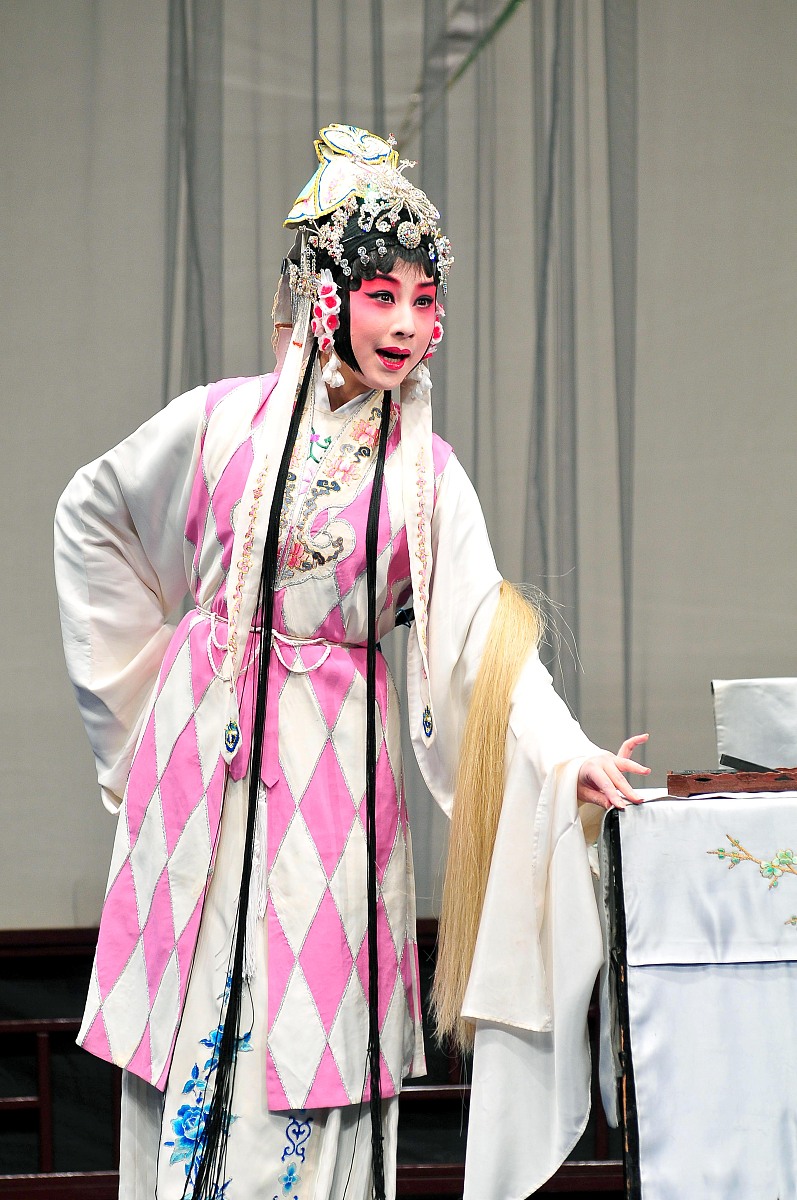 2011年1月8日,江苏南京,昆曲《玉簪记偷诗》在南京兰苑小剧场演出.***