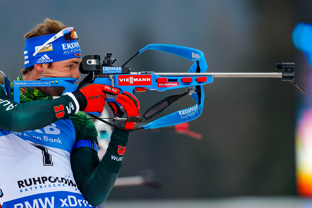 ruhpolding, germany - january 14: simon schempp of germany in ac
