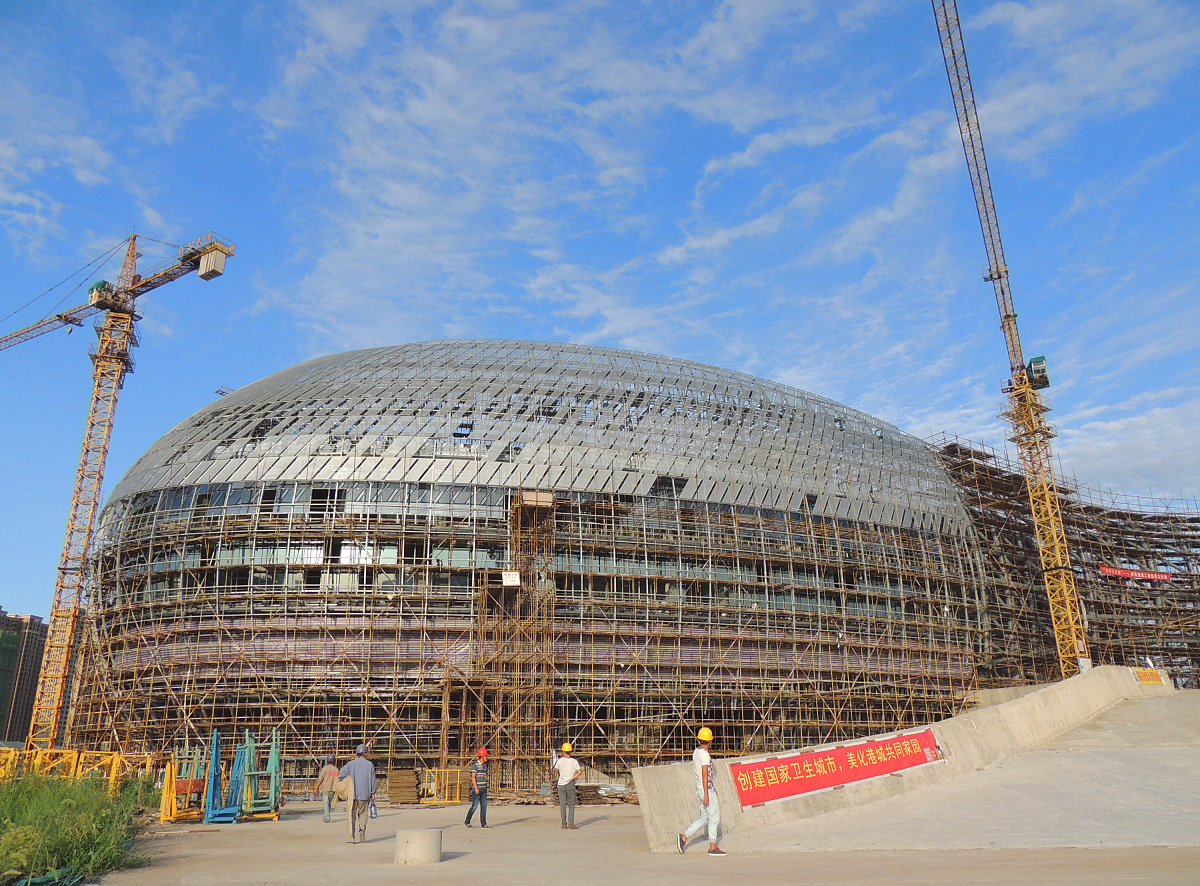 ***_***2016年8月28日,正在加紧建设中的连云港市首个文化综合体——