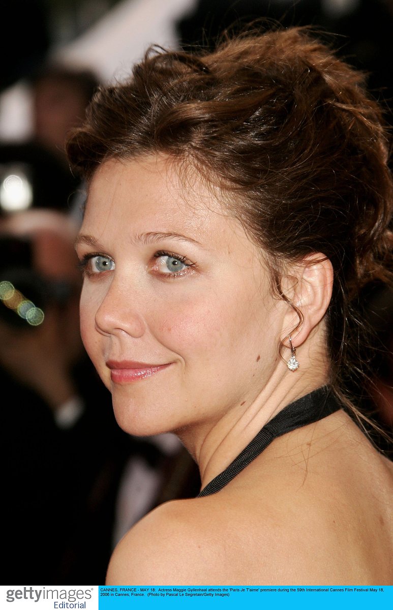 cannes, france - may 18:  actress maggie gyllenhaal attends the 