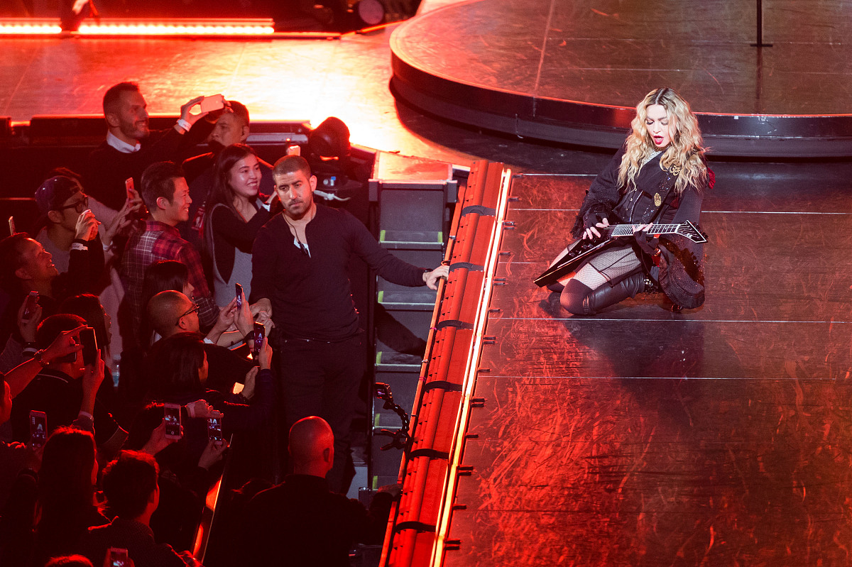 2016年02月20日,澳门,麦当娜"rebel heart tour"世界巡回演唱会澳门站
