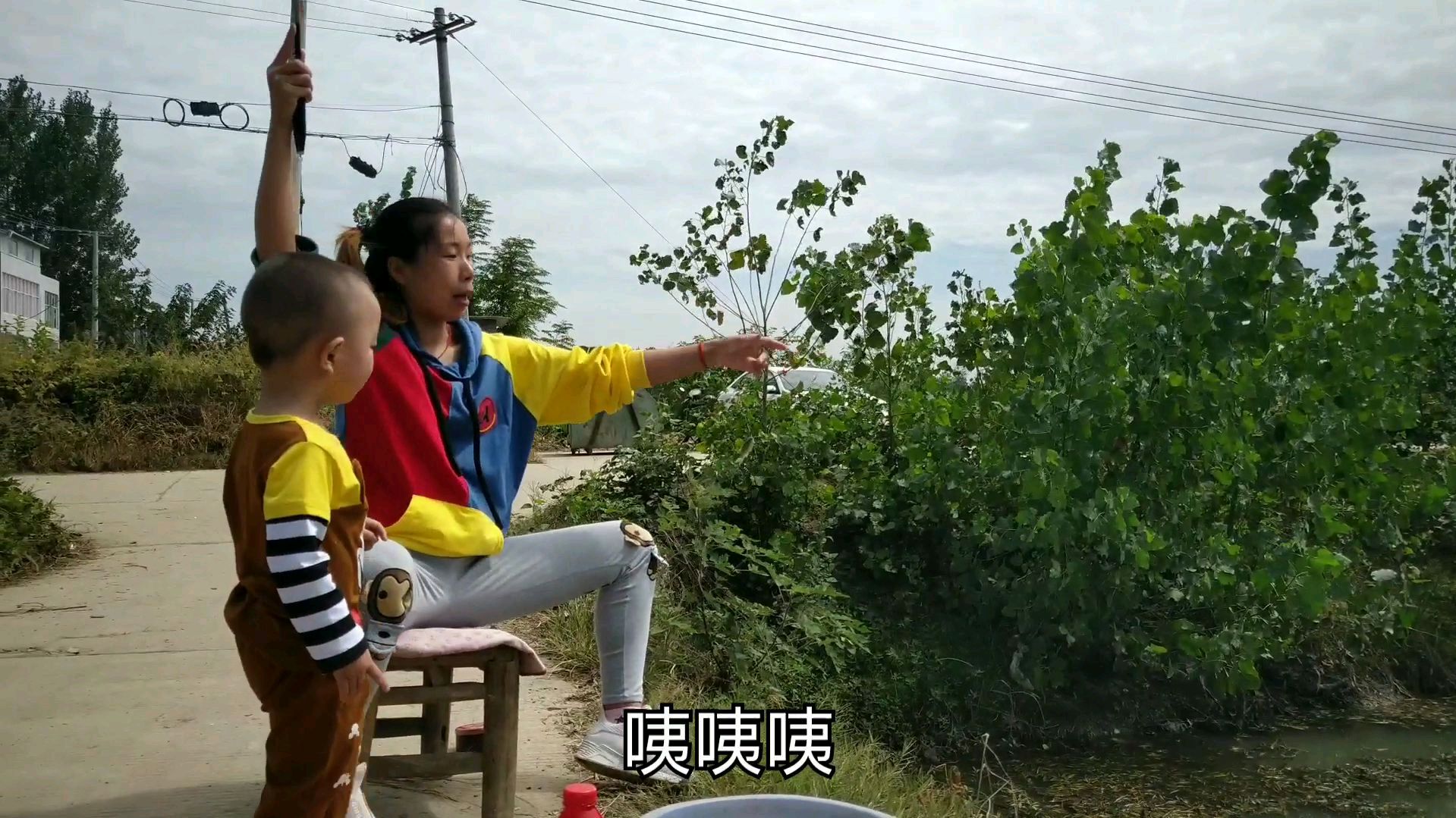 王小鱼vlog:小鱼一家子到户外钓鱼,一个接一个的,看着好爽呀!