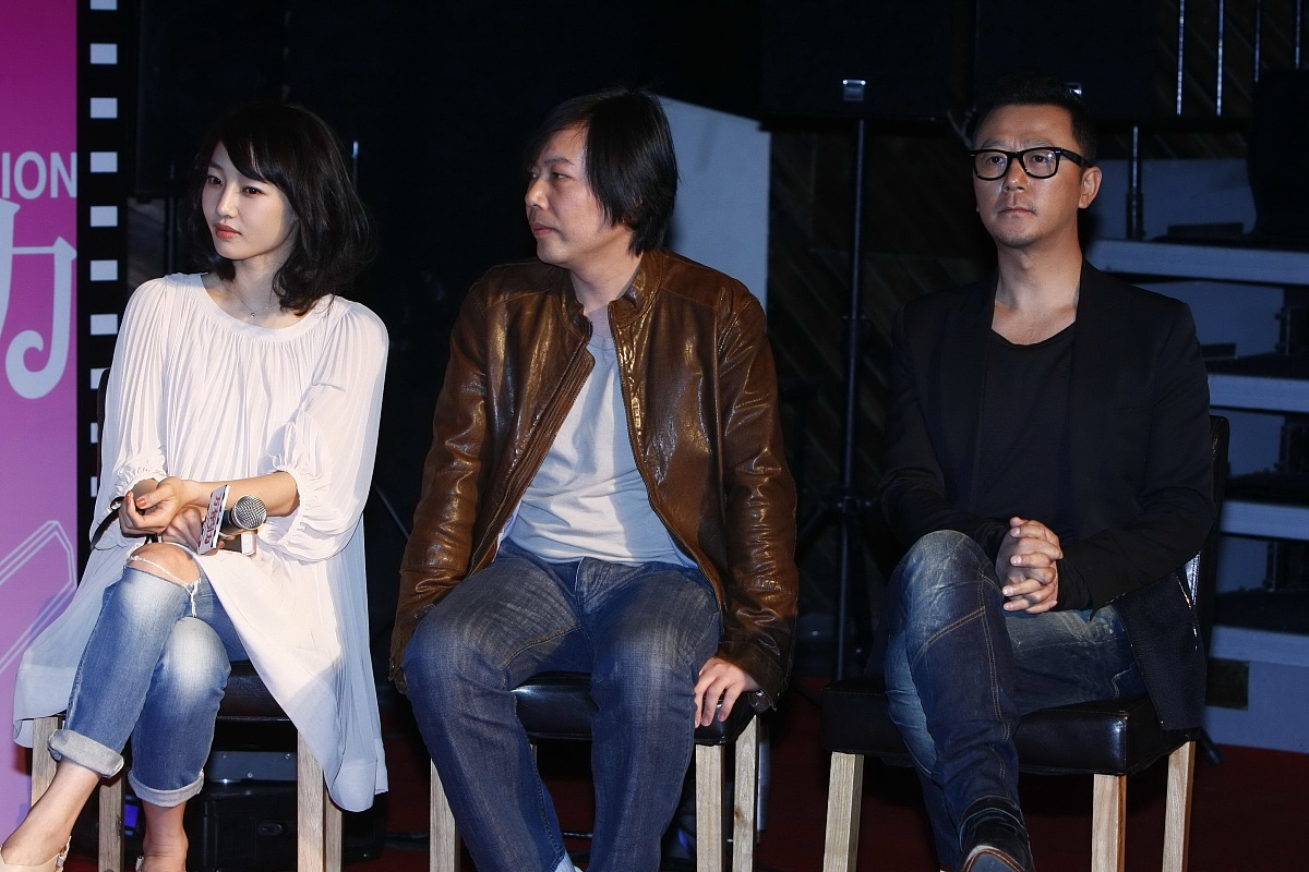 2011年3月16日,北京,电影《万有引力》海报揭幕活动.***_***白百何+++