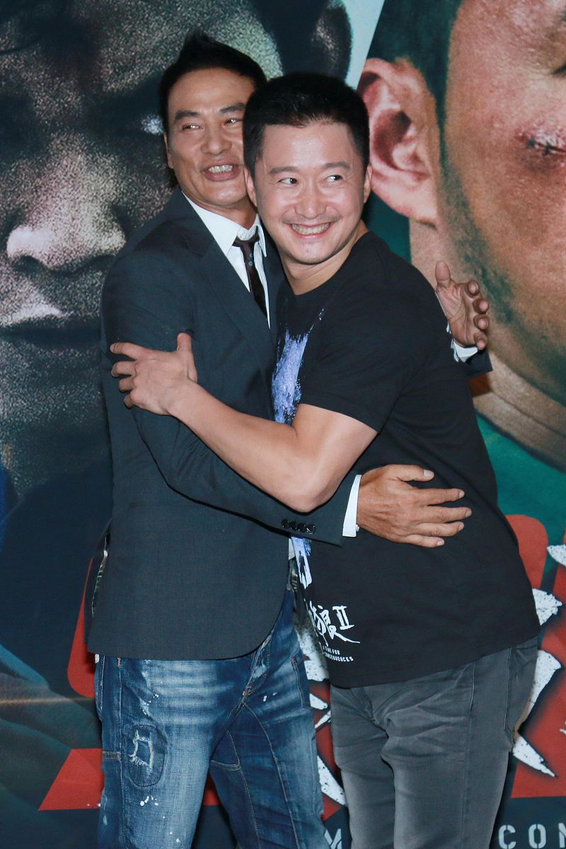 2015年6月16日,北京,电影《杀破狼2》首映红毯.***_***吴京 任达华