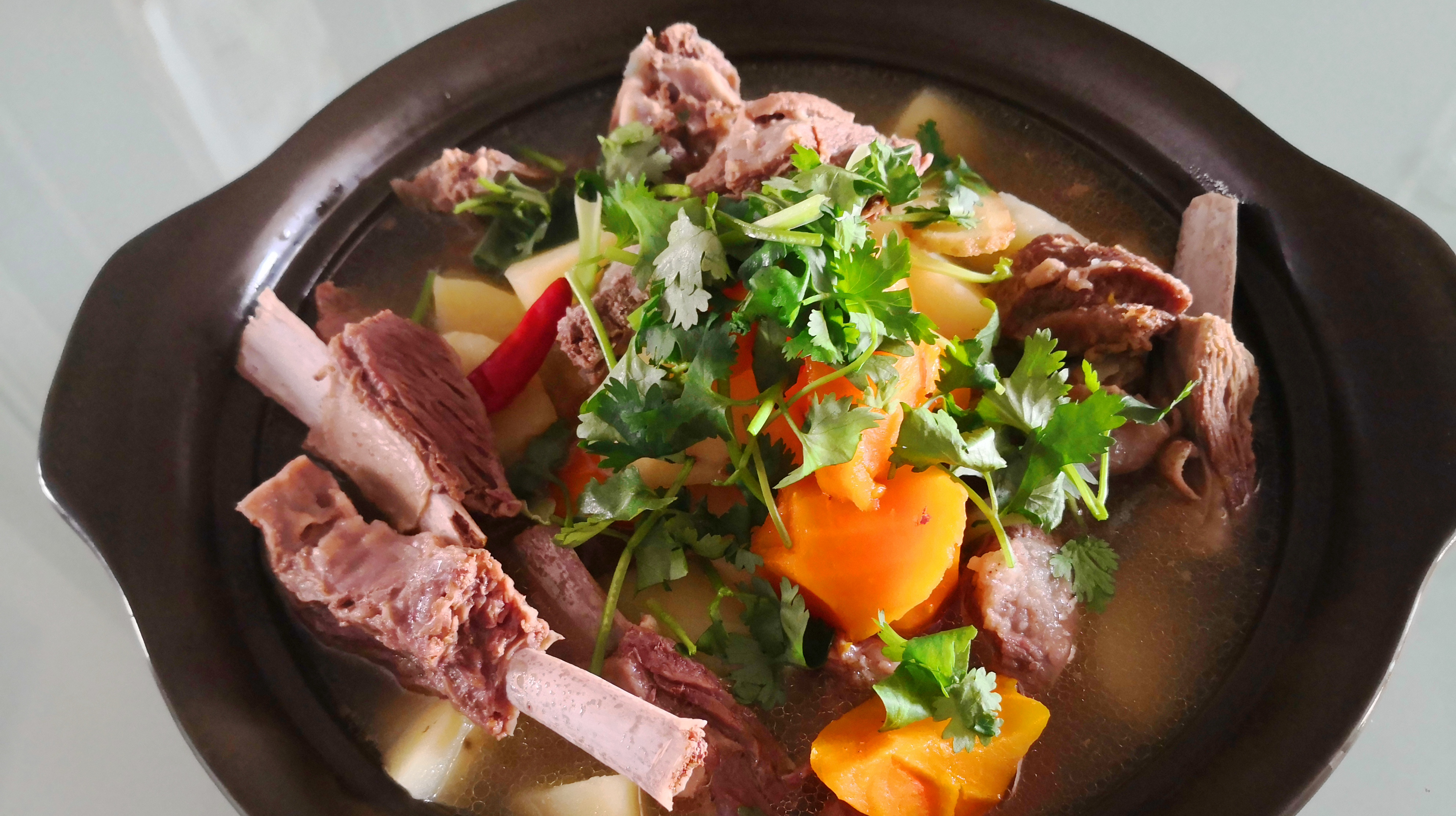 蒙餐之羊排炖土豆