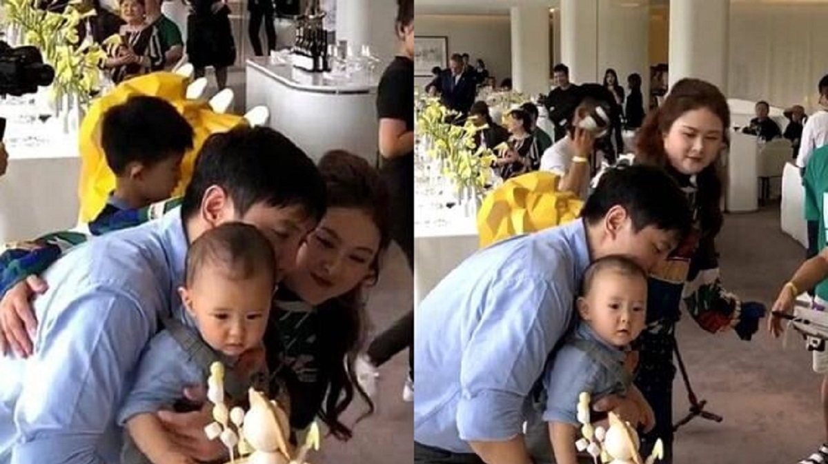 沈腾儿子周岁宴一家三口亮相,娇妻胖到不敢认,网友:以为是贾玲