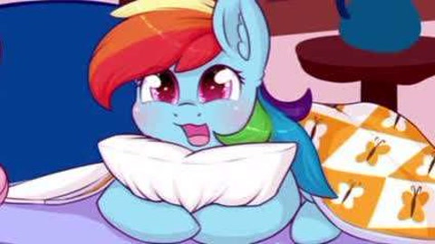 [图]「MLP」小马漫画~《Animal in your bed》