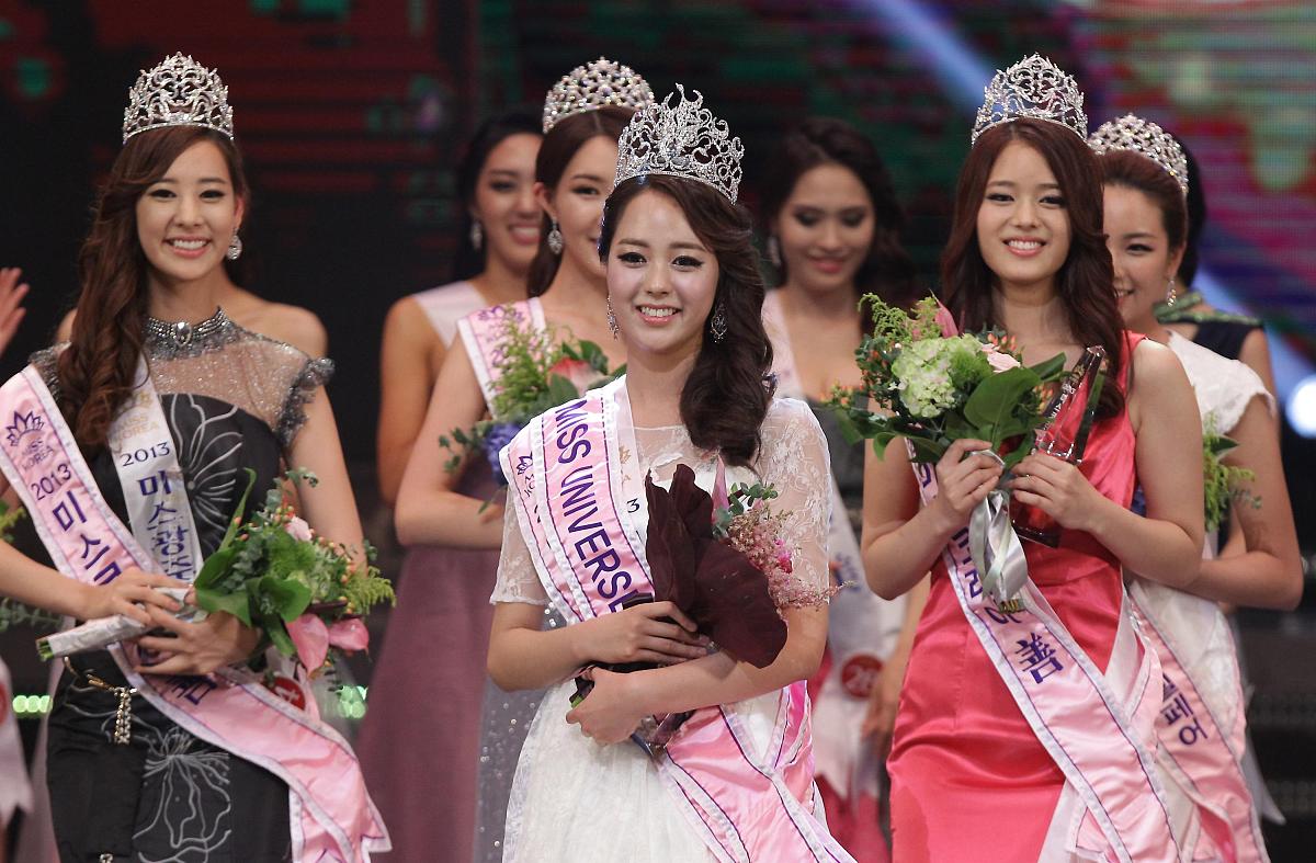 2013年6月4日,首尔,2013韩国小姐(miss korea)选美比赛.***_***seoul,
