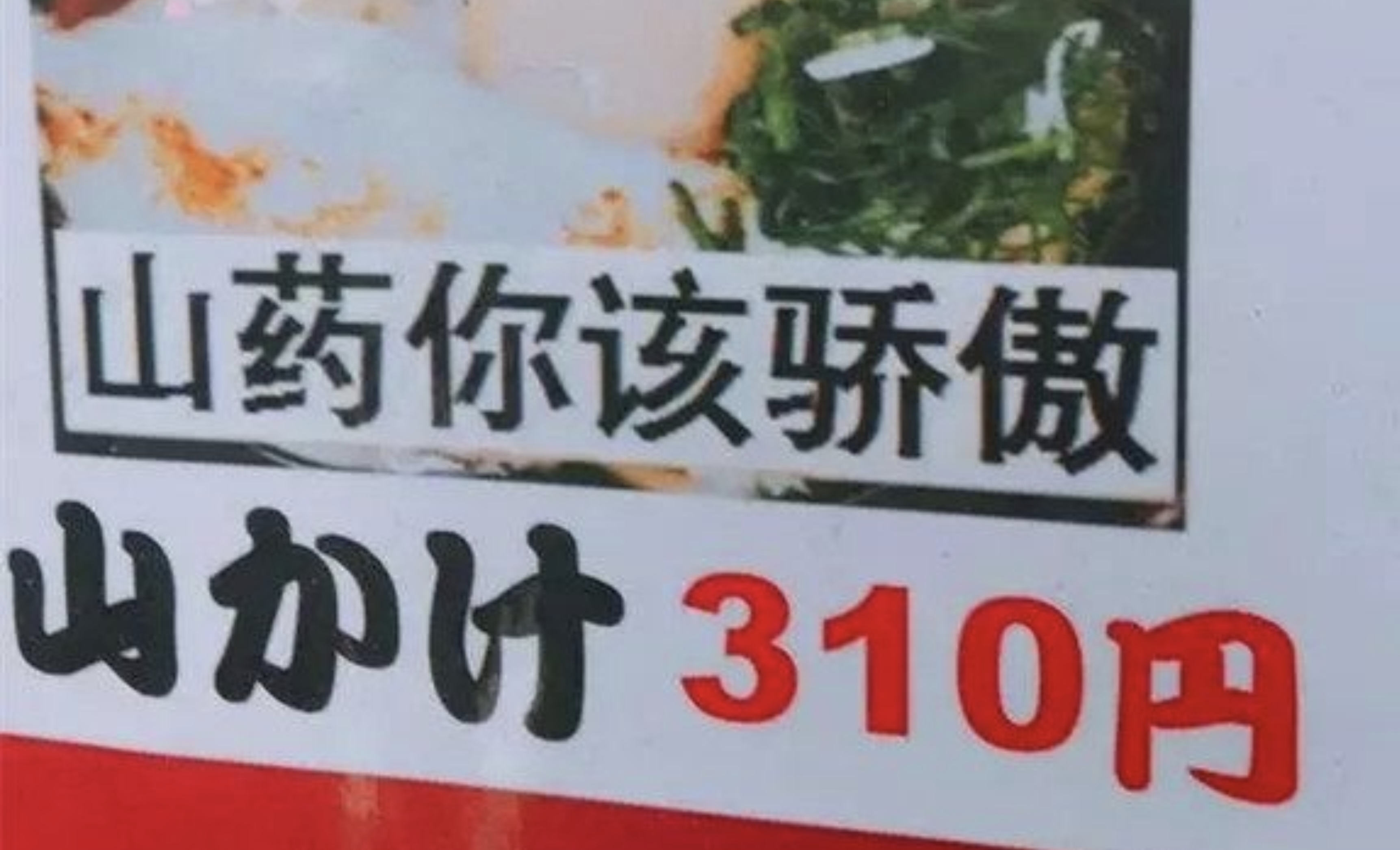 猪肉大肠癌?山药你该骄傲?日本奇葩中文翻译,你能忍住吗
