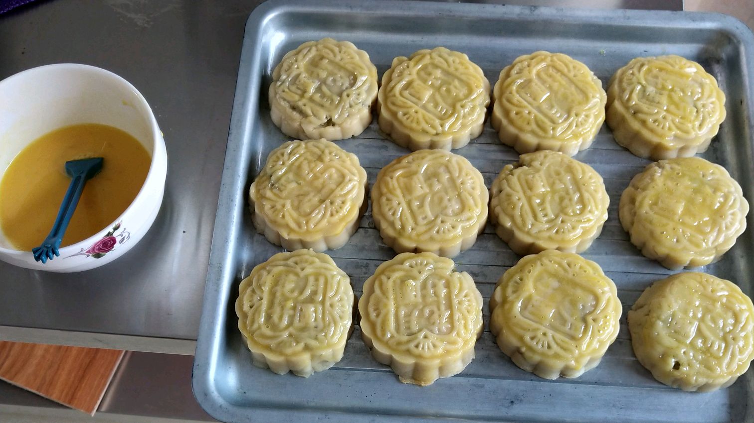 蛋糕店糕点师教你在家做冬蓉月饼