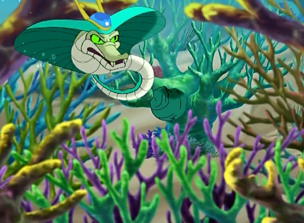 小鲤鱼历险记,双面龟竟然有这么爷们的一面,难怪赖皮蛇这样说!