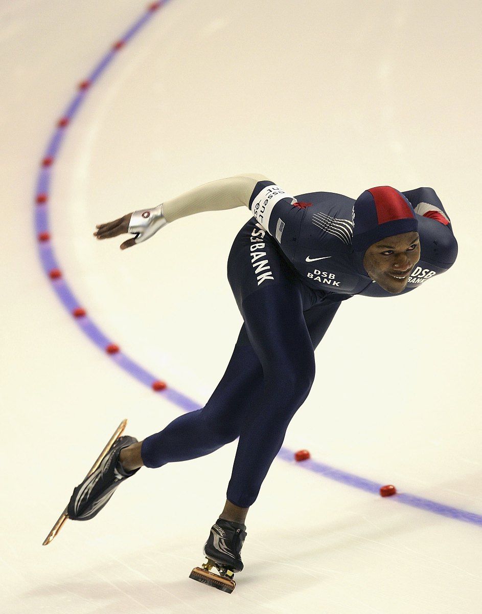 heerenveen, netherlands - november 12: shani davis of the u.s.a.