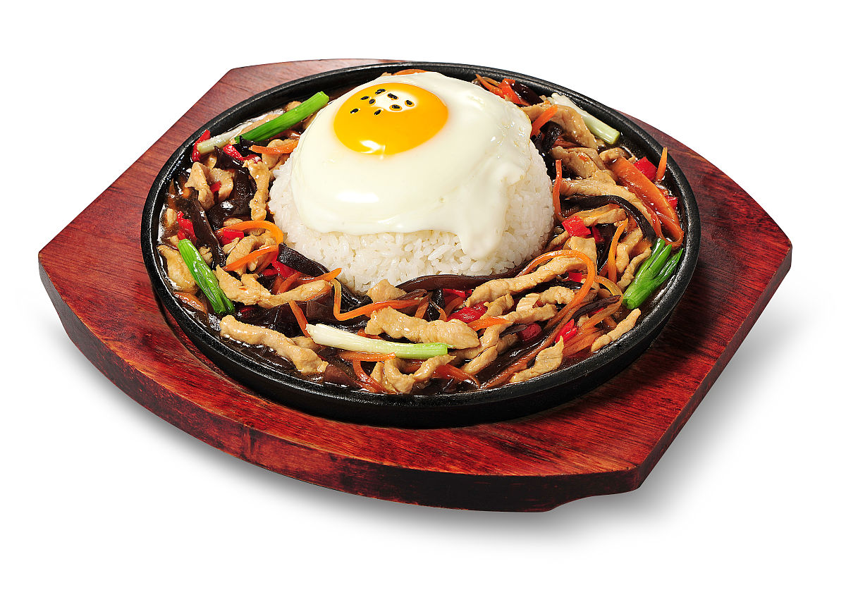 铁板饭,铁锅饭,多种类高清美食素材.