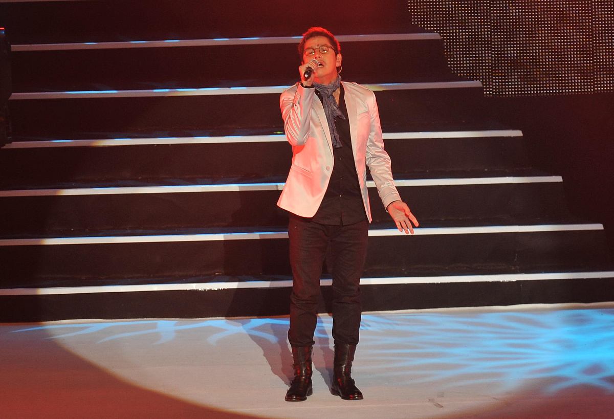 2011年5月21日,北京,2011刀郎"谢谢你"巡回演唱会的首站演出在北京万