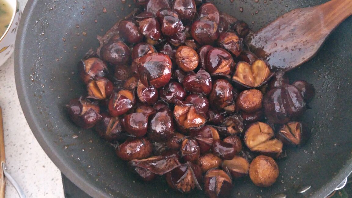 糖炒栗子一不留神做成了拔丝地瓜,万幸啊