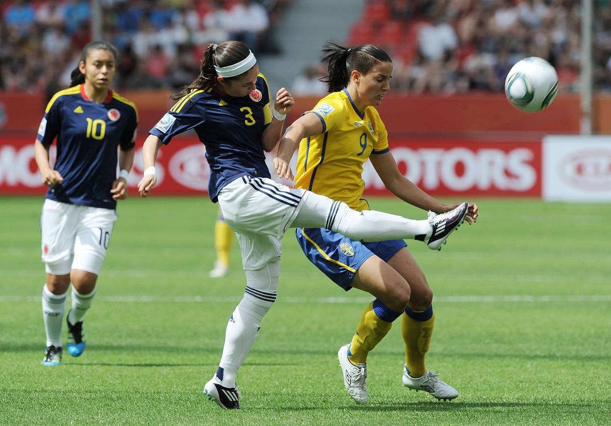 2011年6月28日,勒沃库森,2011女足世界杯c组,哥伦比亚vs瑞典.***_***b