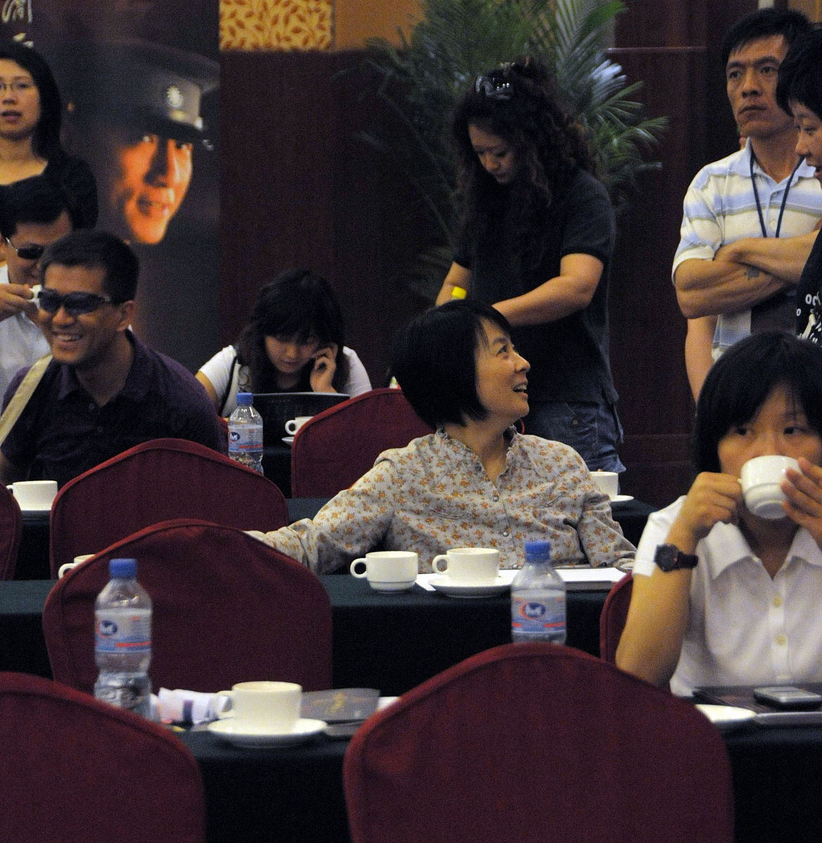 2008年6月1日,北京,著名经纪人王京花,出席其代理的演员主演的的电视