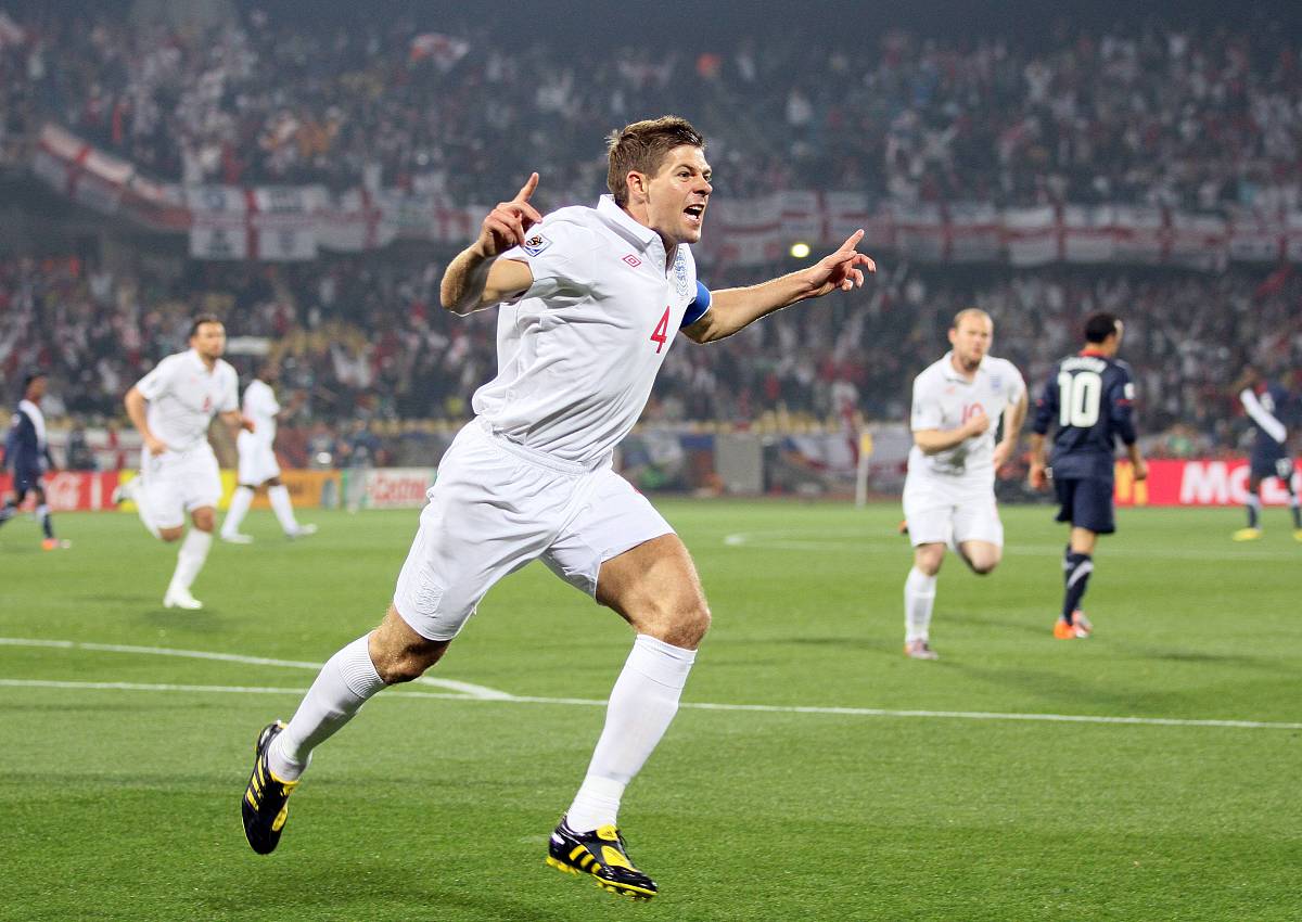 2010年6月12日,南非鲁斯滕堡,2010世界杯c组小组赛首轮,英格兰vs美国.